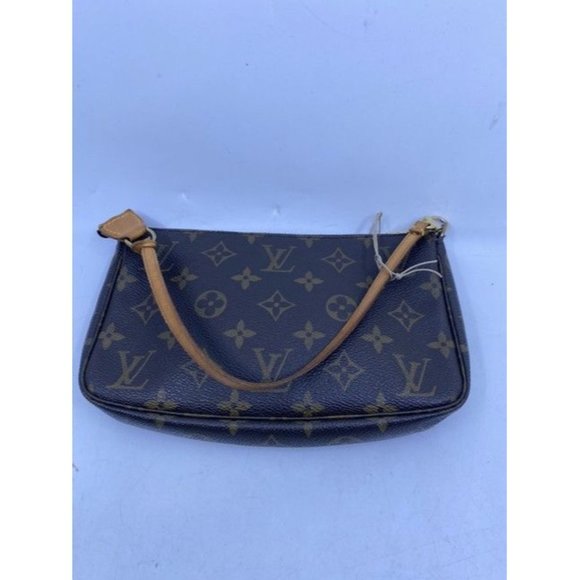 Louis Vuitton Pochette Accessoires Vintage Brown Monogram Canvas Tote - Picture 3 of 7